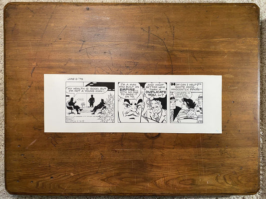Dick Tracy Daily 6/2/79 Original Art Illustration | Fletcher Studio