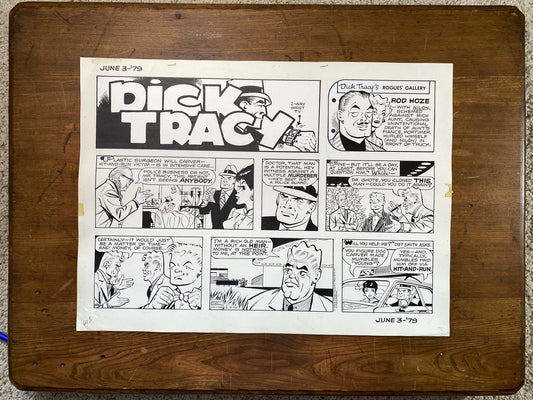 Dick Tracy Sunday 6/3/79 Original Art Illustration | Fletcher Studio