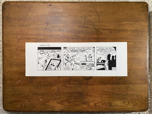 Dick Tracy Daily 6/6/79 Original Art Illustration | Fletcher Studio