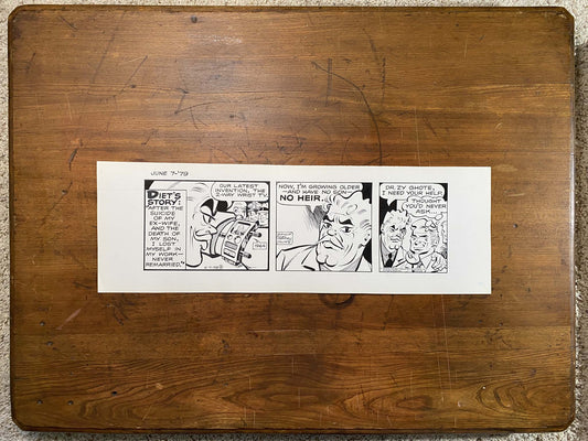 Dick Tracy Daily 6/7/79 Original Art Illustration | Fletcher Studio