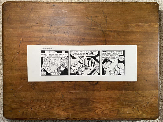Dick Tracy Daily 6/12/79 Original Art Illustration | Fletcher Studio