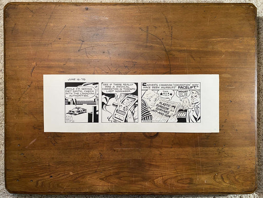 Dick Tracy Daily 6/16/79 Original Art Illustration | Fletcher Studio