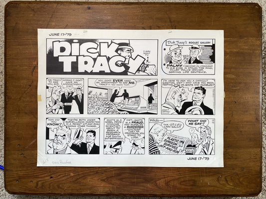 Dick Tracy Sunday 6/17/79 Original Art Illustration | Fletcher Studio