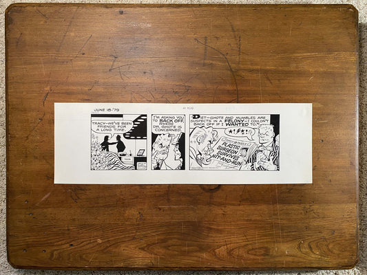 Dick Tracy Daily 6/18/79 Original Art Illustration | Fletcher Studio