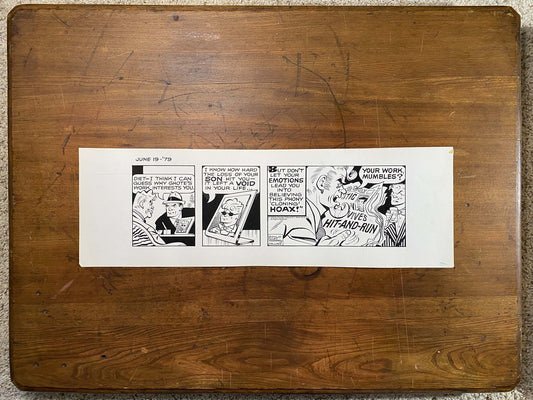 Dick Tracy Daily 6/19/79 Original Art Illustration | Fletcher Studio