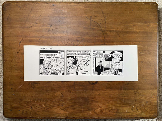 Dick Tracy Daily 6/22/79 Original Art Illustration | Fletcher Studio