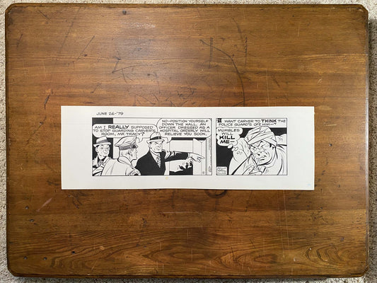 Dick Tracy Daily 6/26/79 Original Art Illustration | Fletcher Studio