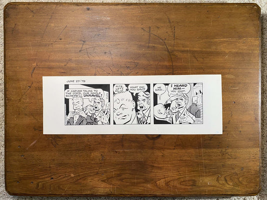 Dick Tracy Daily 6/27/79 Original Art Illustration | Fletcher Studio