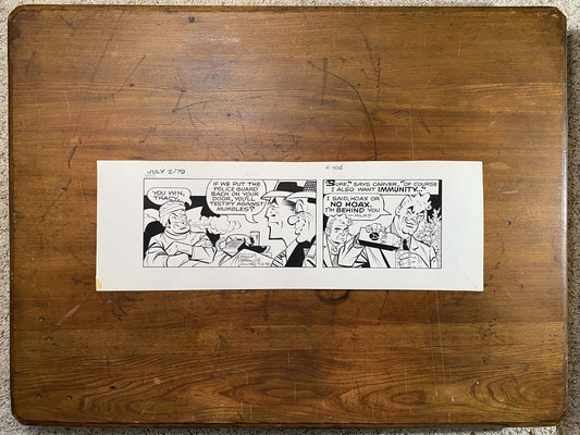Dick Tracy Daily 7/2/79 Original Art Illustration | Fletcher Studio