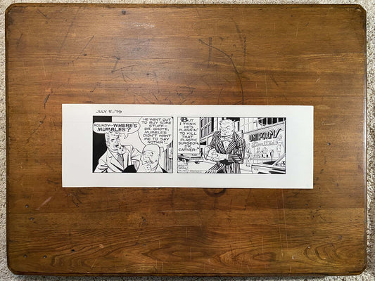 Dick Tracy Daily 7/5/79 Original Art Illustration | Fletcher Studio