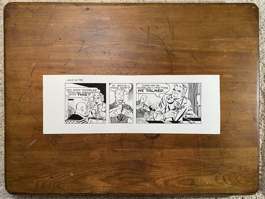 Dick Tracy Daily 7/6/79 Original Art Illustration | Fletcher Studio