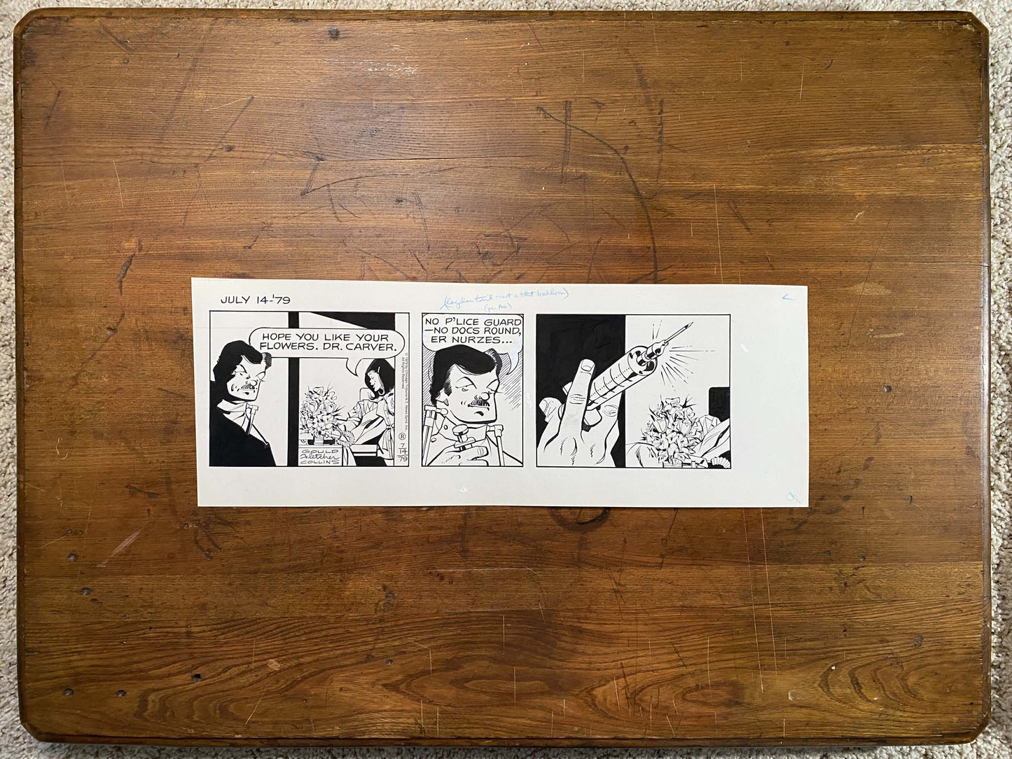 Dick Tracy Daily 7/14/79 Original Art Illustration | Fletcher Studio