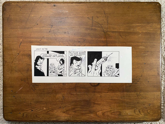 Dick Tracy Daily 7/14/79 Original Art Illustration | Fletcher Studio