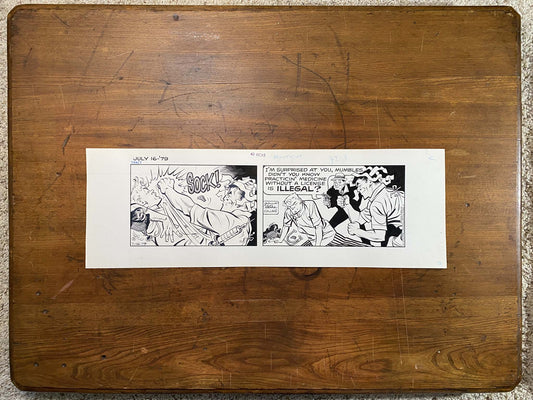 Dick Tracy Daily 7/16/79 Original Art Illustration | Fletcher Studio