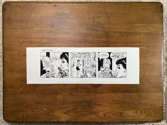 Dick Tracy Daily 7/17/79 Original Art Illustration | Fletcher Studio