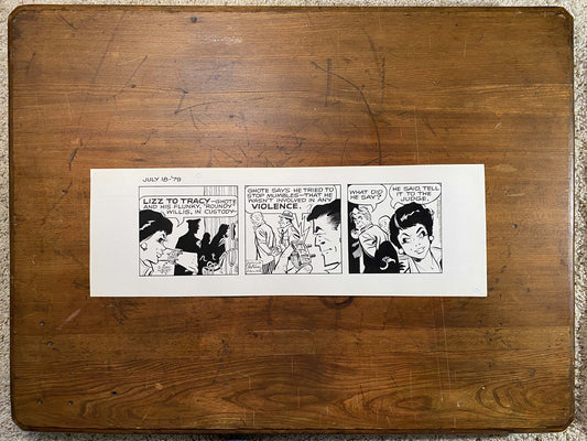 Dick Tracy Daily 7/18/79 Original Art Illustration | Fletcher Studio