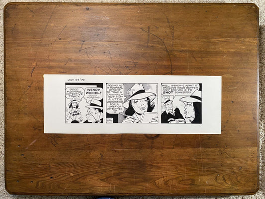 Dick Tracy Daily 7/24/79 Original Art Illustration | Fletcher Studio
