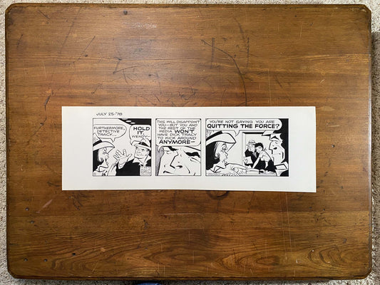 Dick Tracy Daily 7/25/79 Original Art Illustration | Fletcher Studio