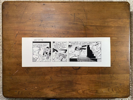 Dick Tracy Daily 7/27/79 Original Art Illustration | Fletcher Studio