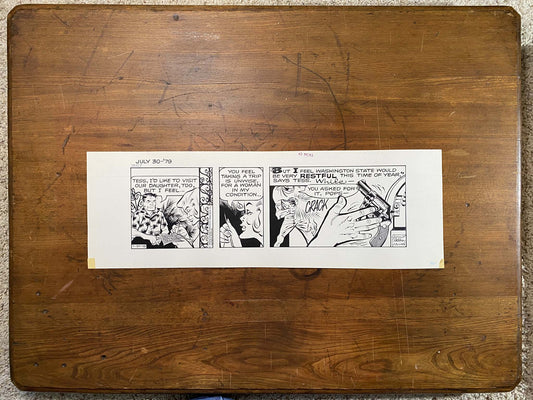 Dick Tracy Daily 7/30/79 Original Art Illustration | Fletcher Studio