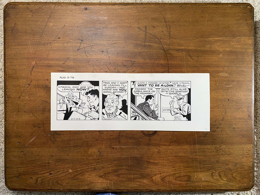 Dick Tracy Daily 8/3/79 Original Art Illustration | Fletcher Studio