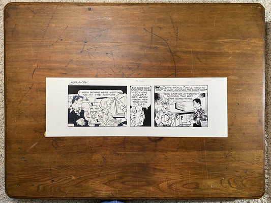 Dick Tracy Daily 8/6/79 Original Art Illustration | Fletcher Studio