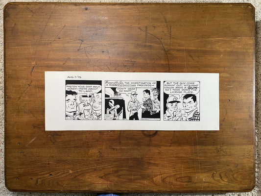 Dick Tracy Daily 8/7/79 Original Art Illustration | Fletcher Studio