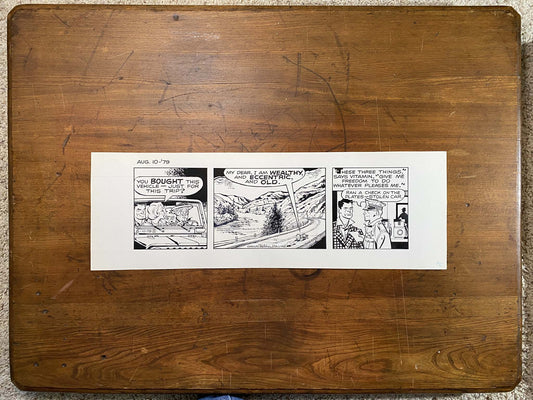 Dick Tracy Daily 8/10/79 Original Art Illustration | Fletcher Studio