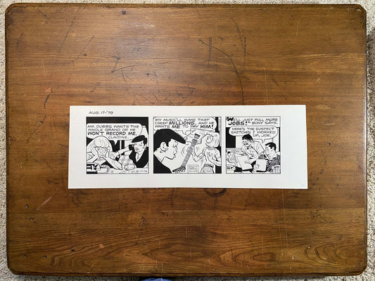 Dick Tracy Daily 8/17/79 Original Art Illustration | Fletcher Studio