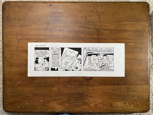 Dick Tracy Daily 8/18/79 Original Art Illustration | Fletcher Studio
