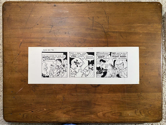 Dick Tracy Daily 8/20/79 Original Art Illustration | Fletcher Studio