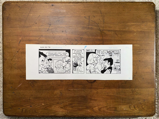 Dick Tracy Daily 8/25/79 Original Art Illustration | Fletcher Studio