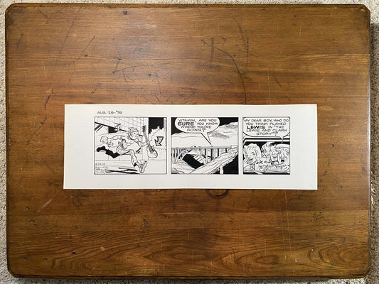 Dick Tracy Daily 8/29/79 Original Art Illustration | Fletcher Studio