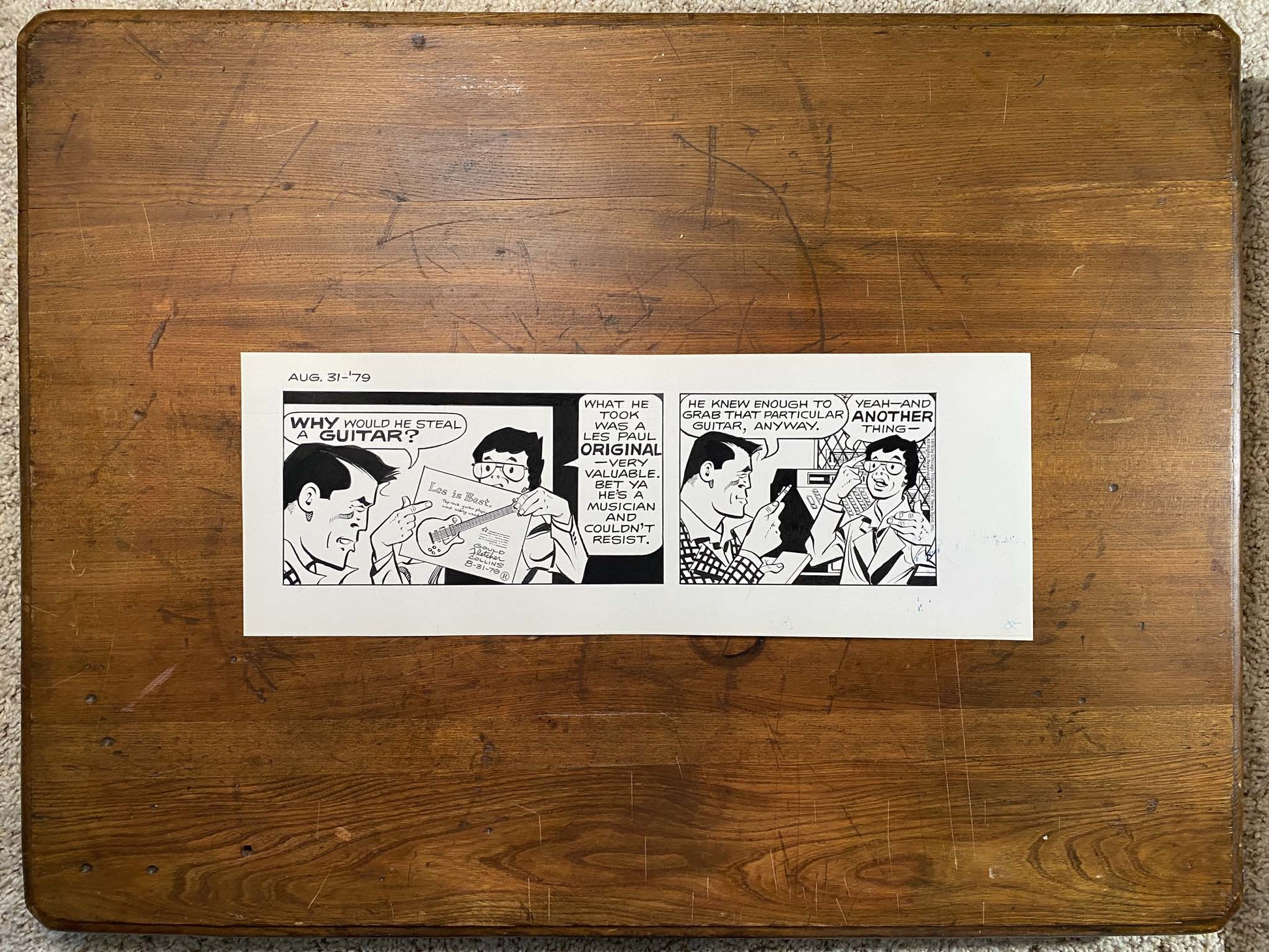 Dick Tracy Daily 8/31/79 Original Art Illustration | Fletcher Studio