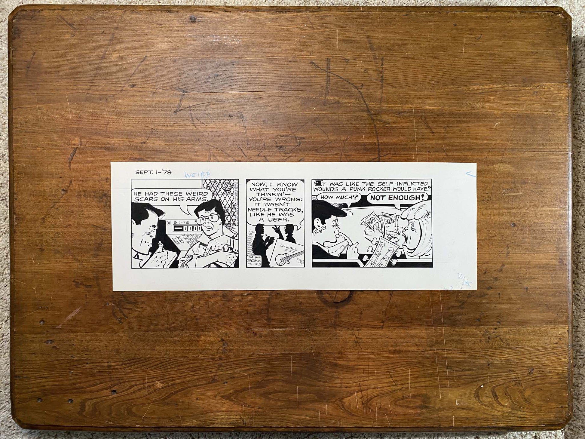 Dick Tracy Daily 9/1/79 Original Art Illustration | Fletcher Studio