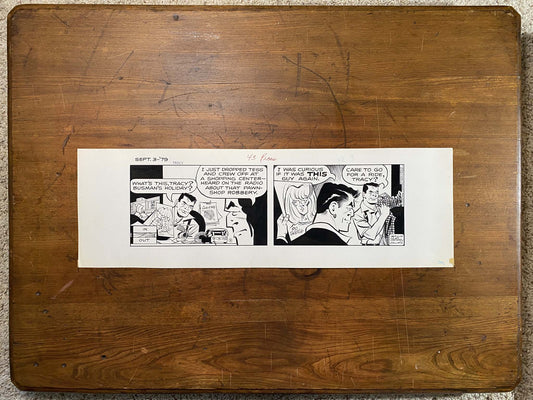 Dick Tracy Daily 9/3/79 Original Art Illustration | Fletcher Studio