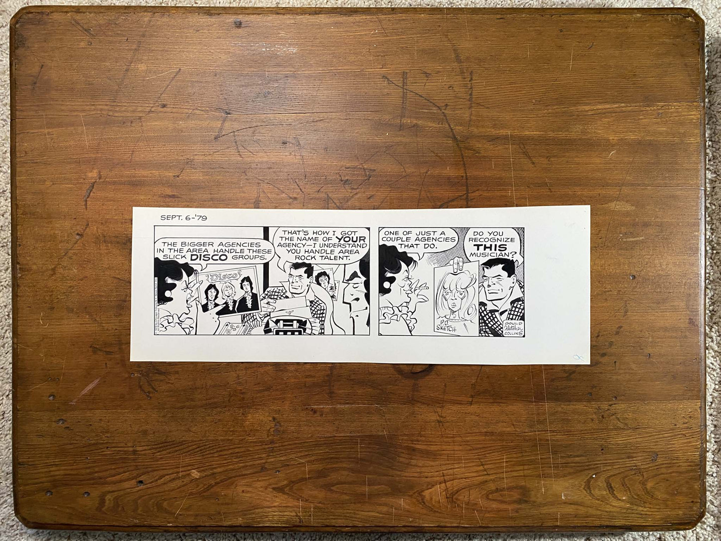Dick Tracy Daily 9/6/79 Original Art Illustration | Fletcher Studio