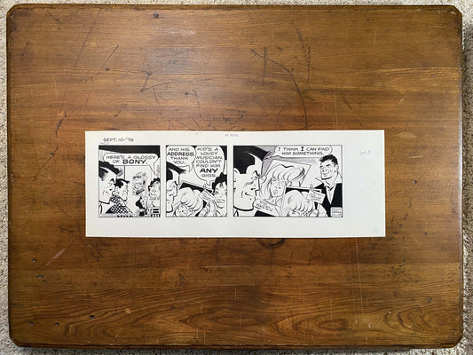 Dick Tracy Daily 9/10/79 Original Art Illustration | Fletcher Studio