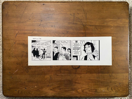 Dick Tracy Daily 9/11/79 Original Art Illustration | Fletcher Studio