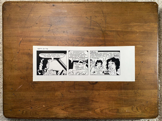 Dick Tracy Daily 9/13/79 Original Art Illustration | Fletcher Studio