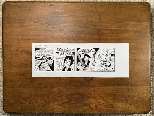 Dick Tracy Daily 9/14/79 Original Art Illustration | Fletcher Studio