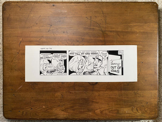 Dick Tracy Daily 9/19/79 Original Art Illustration | Fletcher Studio