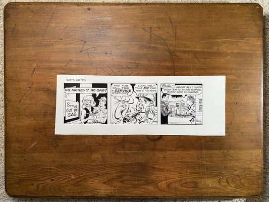 Dick Tracy Daily 9/20/79 Original Art Illustration | Fletcher Studio