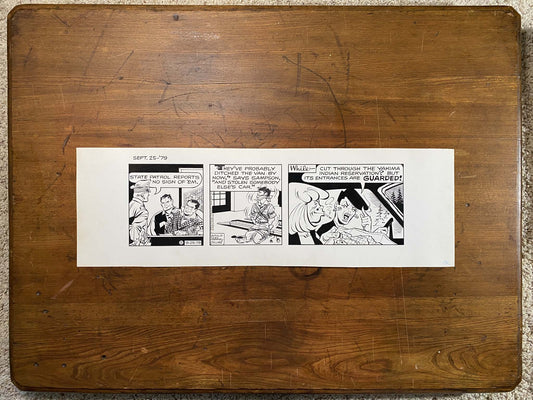 Dick Tracy Daily 9/25/79 Original Art Illustration | Fletcher Studio