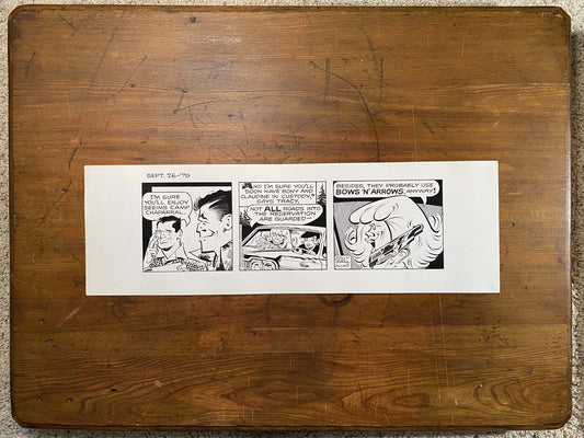 Dick Tracy Daily 9/26/79 Original Art Illustration | Fletcher Studio