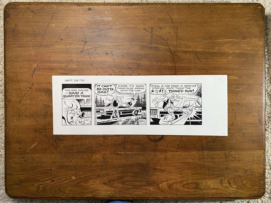 Dick Tracy Daily 9/28/79 Original Art Illustration | Fletcher Studio
