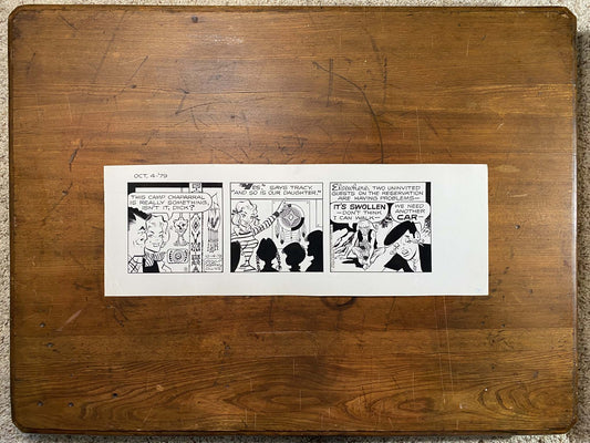 Dick Tracy Daily 10/4/79 Original Art Illustration | Fletcher Studio