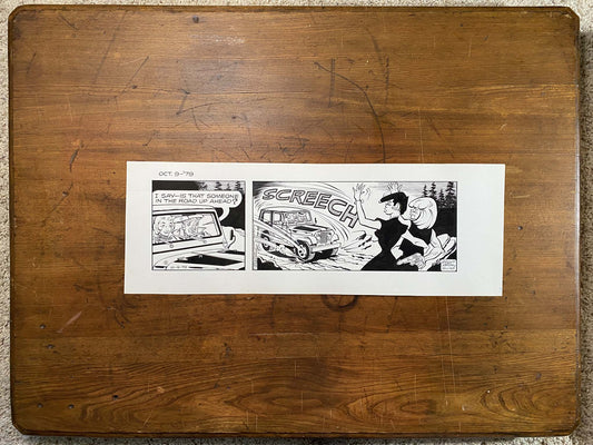 Dick Tracy Daily 10/9/79 Original Art Illustration | Fletcher Studio