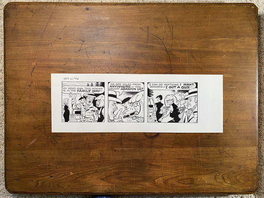 Dick Tracy Daily 10/11/79 Original Art Illustration | Fletcher Studio