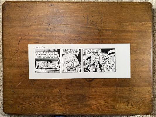 Dick Tracy Daily 10/12/79 Original Art Illustration | Fletcher Studio